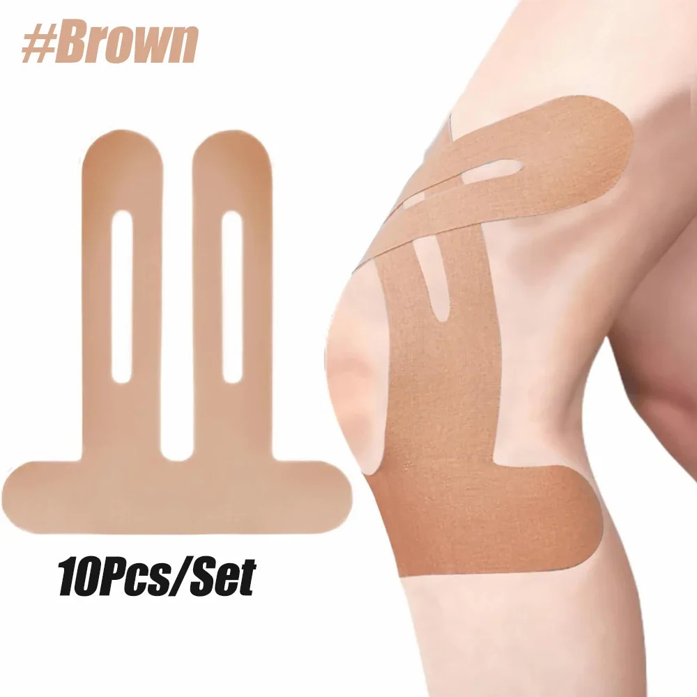 Kinesiology Tape Sports - شريط كينيسيولوجي للركبة، مقاوم للماء ومرن،