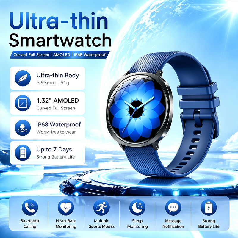 Health Wellness Trends 2026 - ساعة ذكية جديدة M301 بشاشة AMOLED