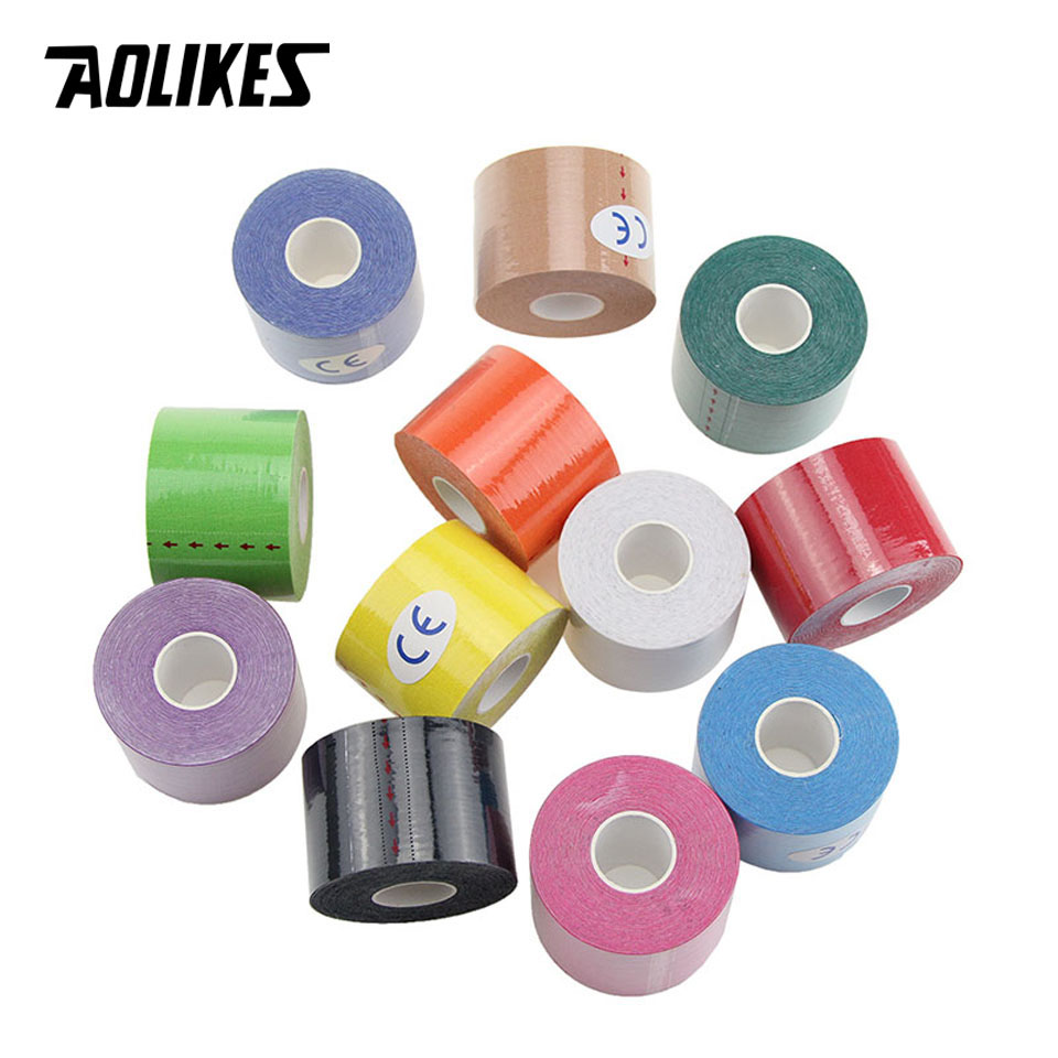 AOLIKES 2 حجم شريط علم الحركة  - مراجعة Kinesiology Tape Sports وسعره