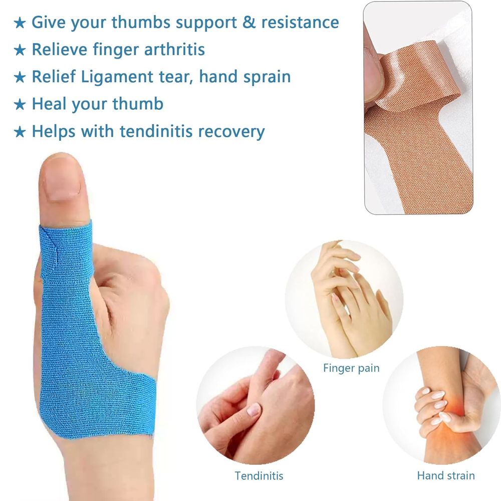 10 قطع من شريط علم الحركة للإب - مراجعة Kinesiology Tape Sports وسعره