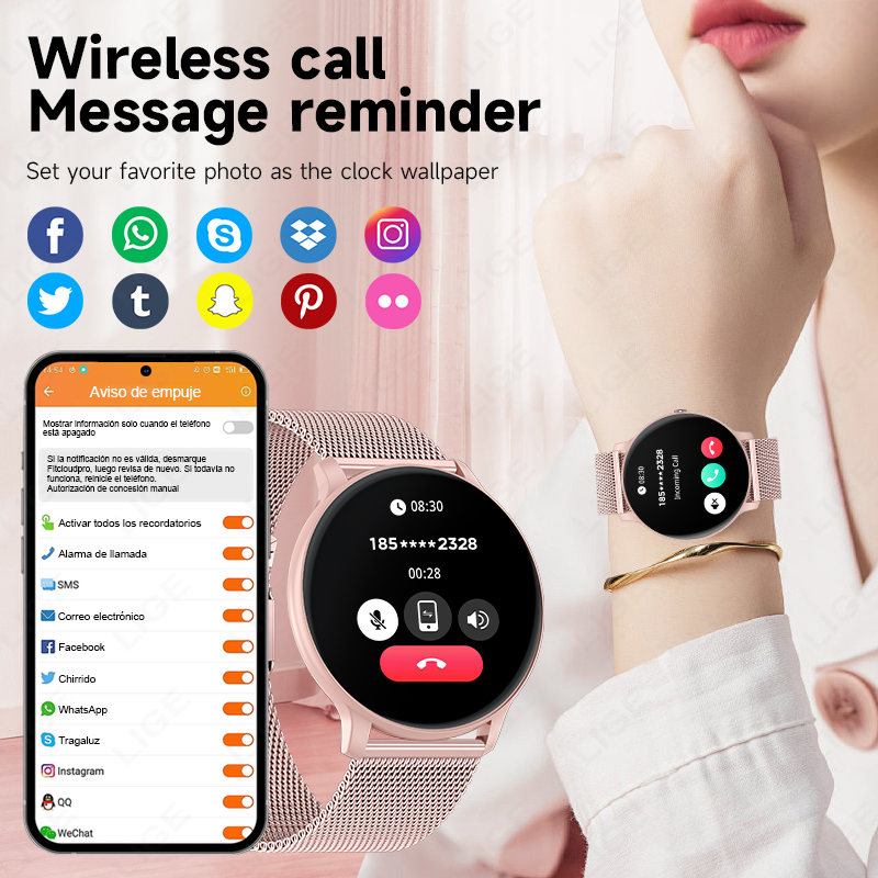 ساعة ذكية جديدة للنساء 2026 مع - مراجعة Health Wellness Trends 2026 وسعره