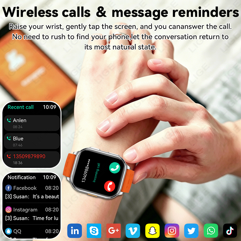 ساعة ذكية LIGE 2026 بكاميرا لل - مراجعة Health Wellness Trends 2026 وسعره